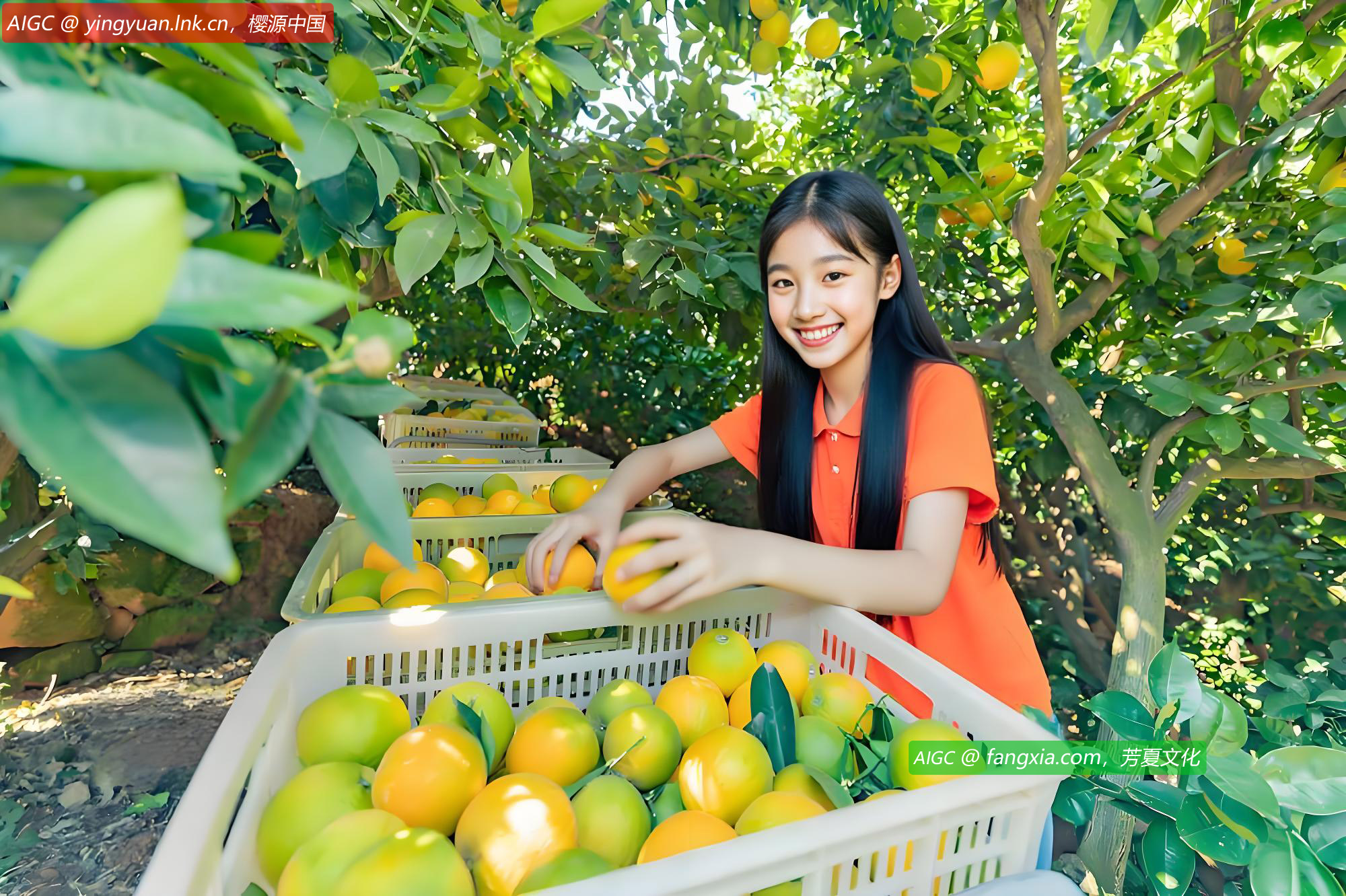 湖北省宜昌市秭归县泄滩乡，夏橙的采收旺季