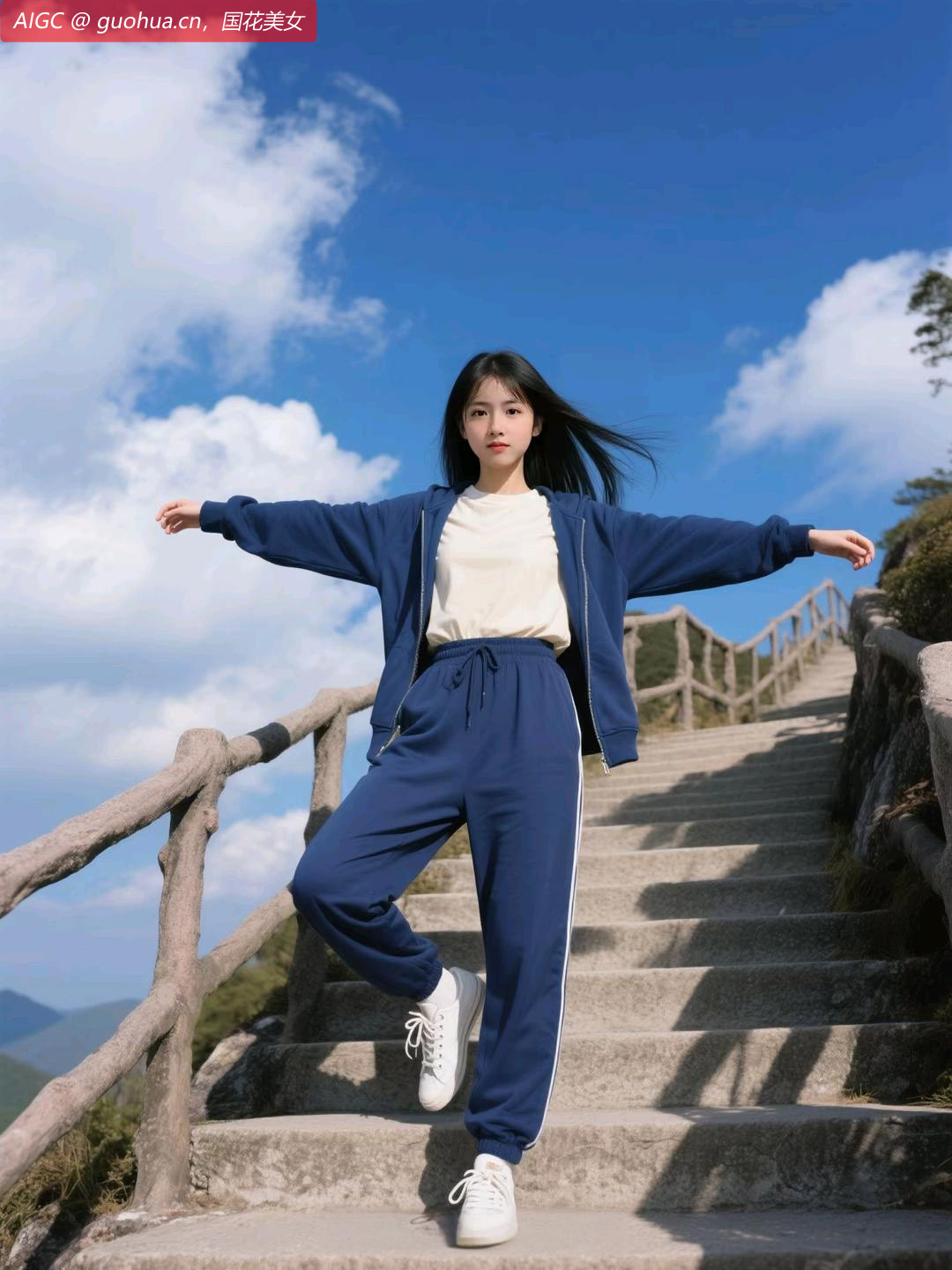 原来青春的自由，是站在群山褶皱里