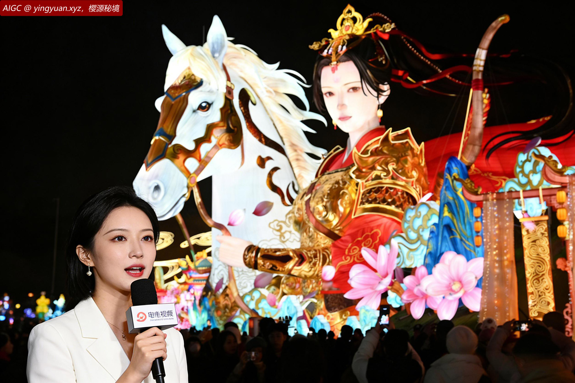 第32届自贡国际恐龙灯会在四川自贡中华彩灯大世界启动