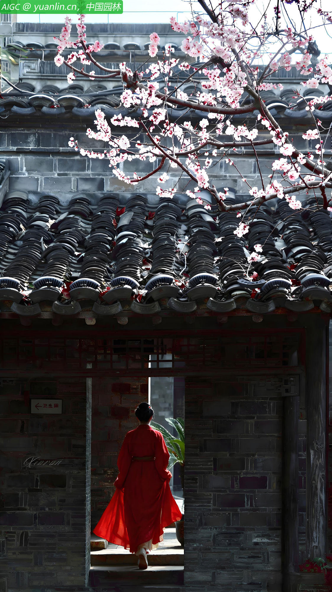 南京愚园杏花开了