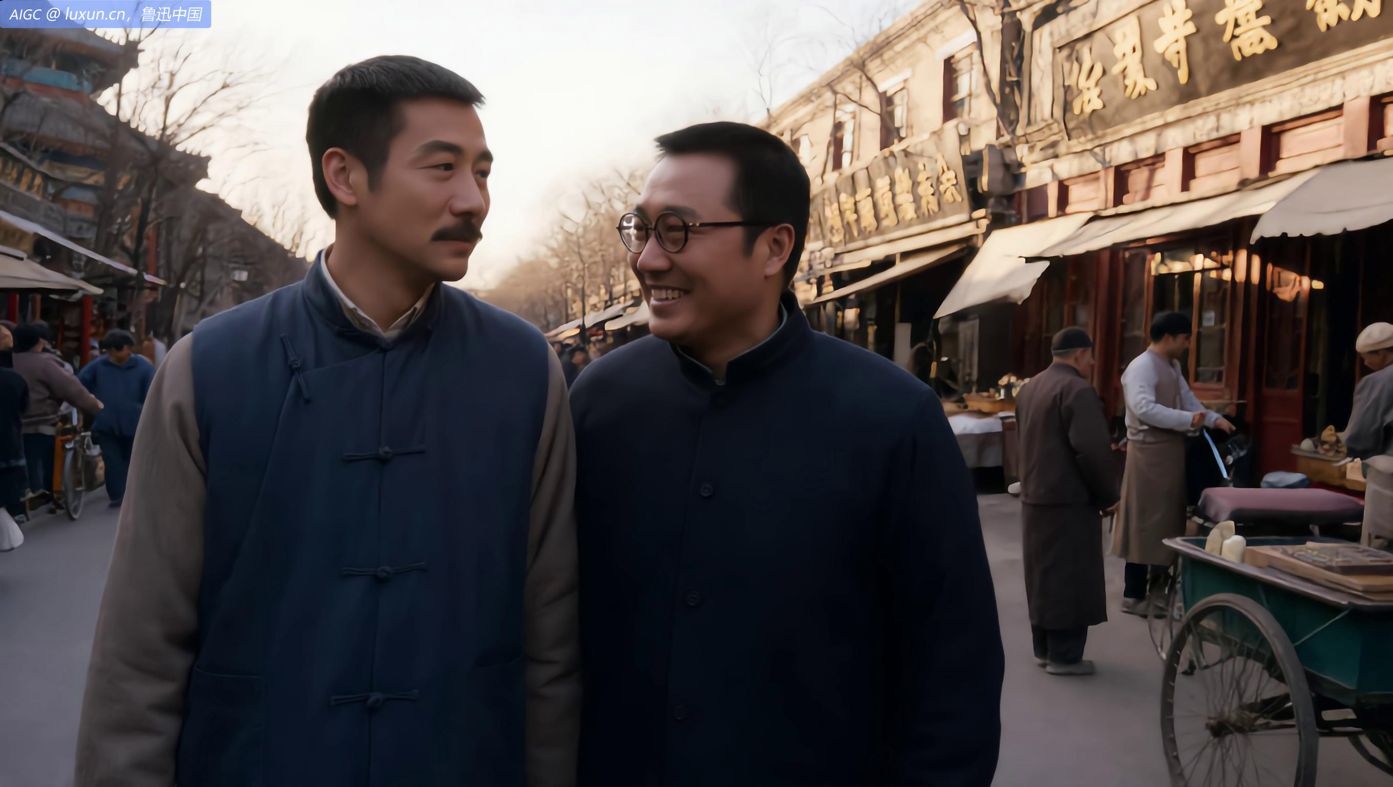 下午同徐吉轩至护国寺视市集。