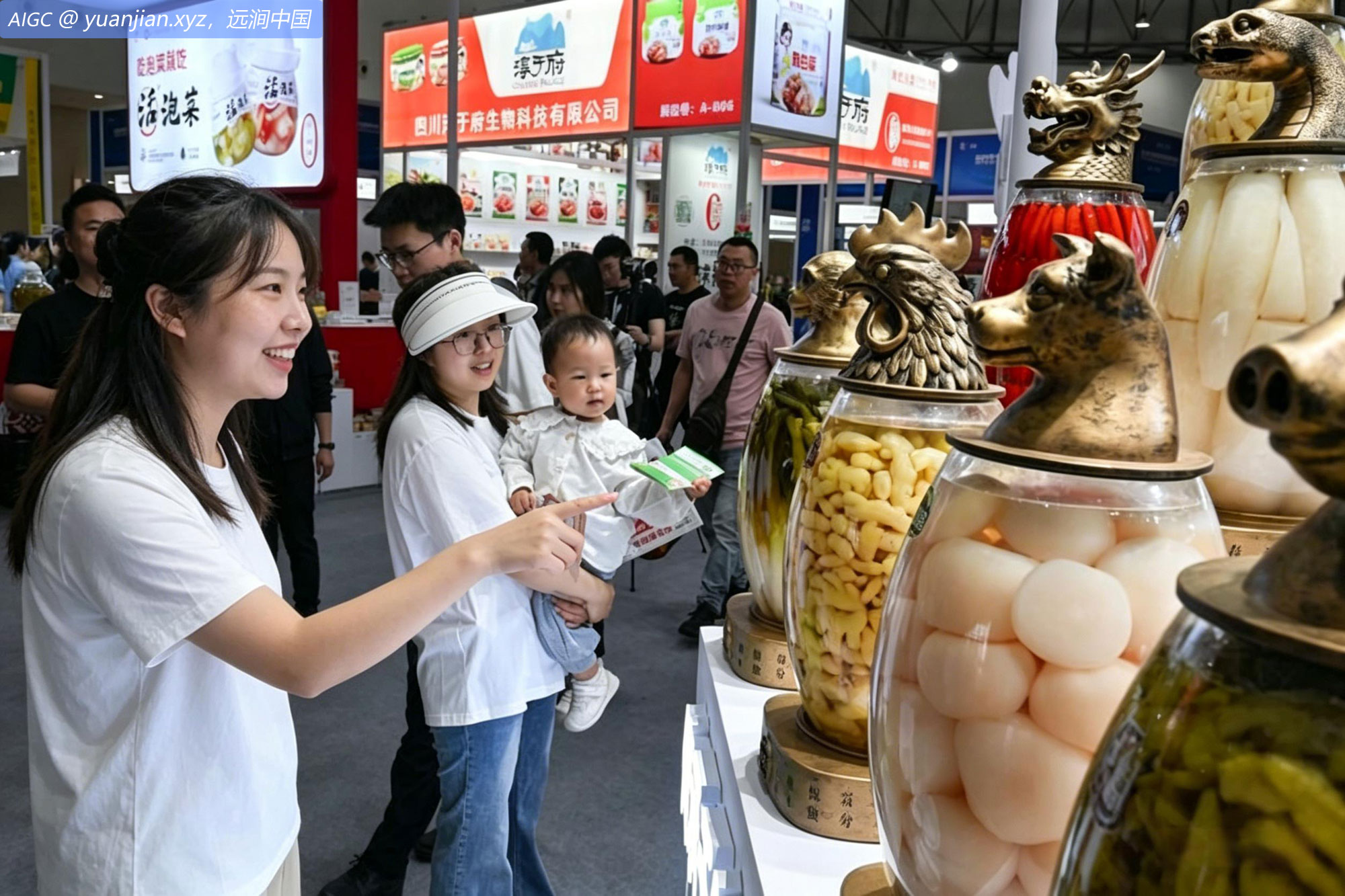 四川省眉山市，第十五届中国泡菜食品国际博览会正式开放