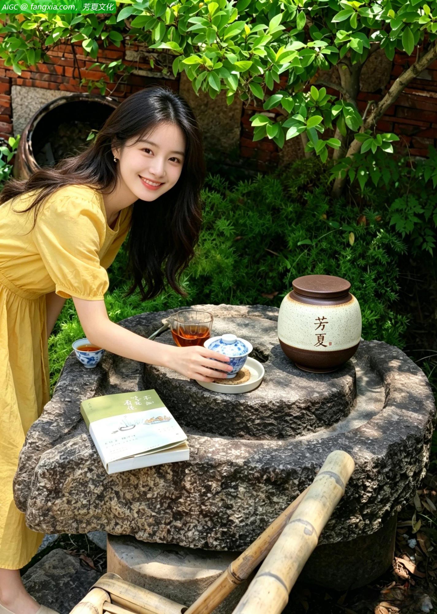 滁州西涧民宿里的茶香书韵