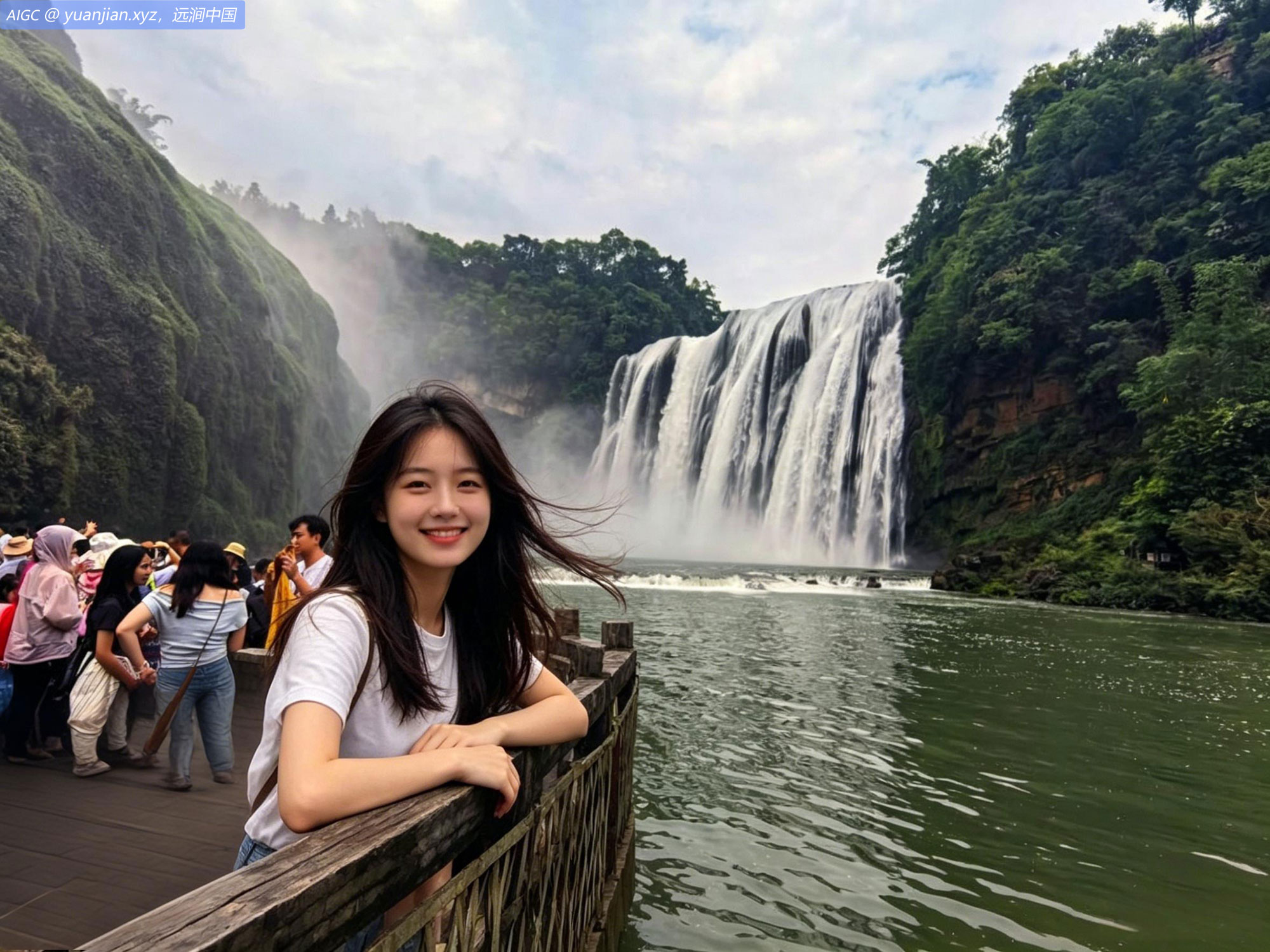 贵州安顺，黄果树风景名胜区景色壮美