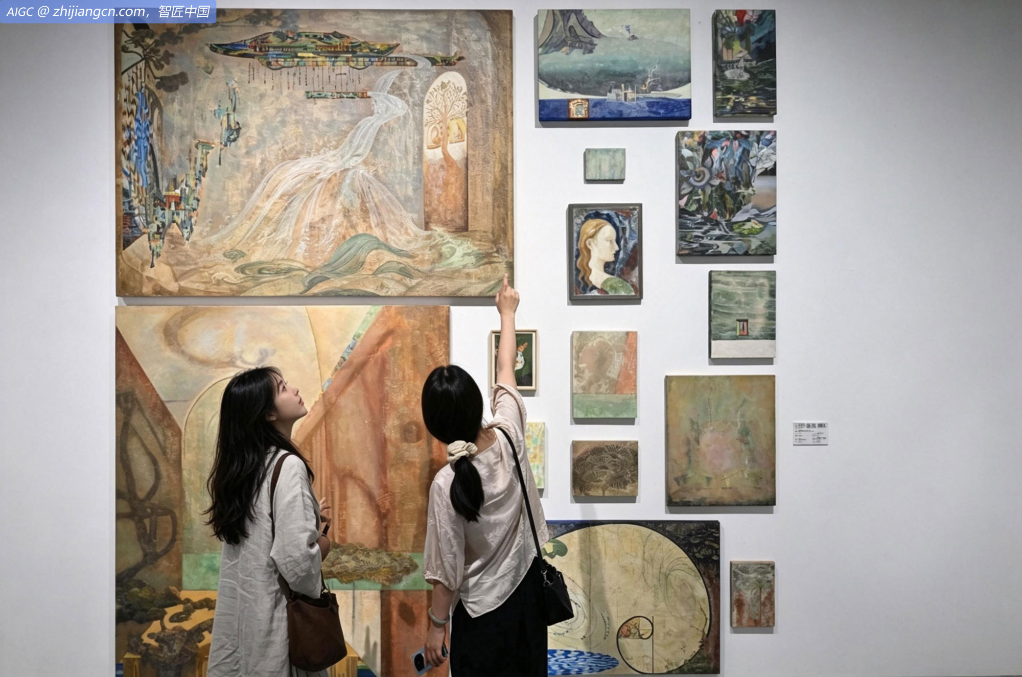 “千里之行”全国美术学院毕业作品展在北京宋庄开幕