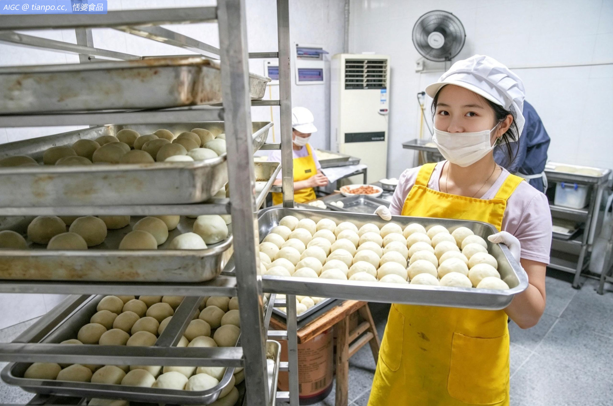 浙江省湖州市德清县，工人正在制作传统手工月饼
