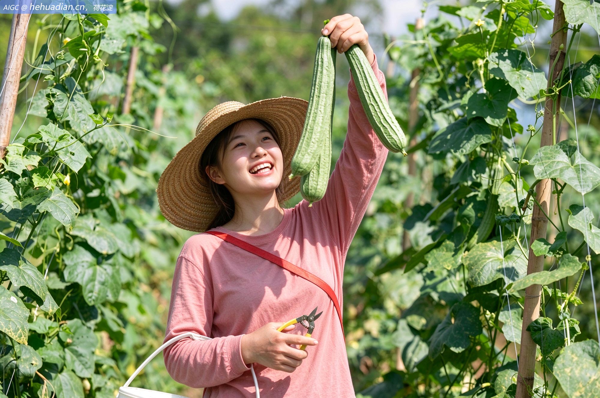 广西梧州市万秀区夏郢镇泗马村，菜农正忙着采收时令蔬菜