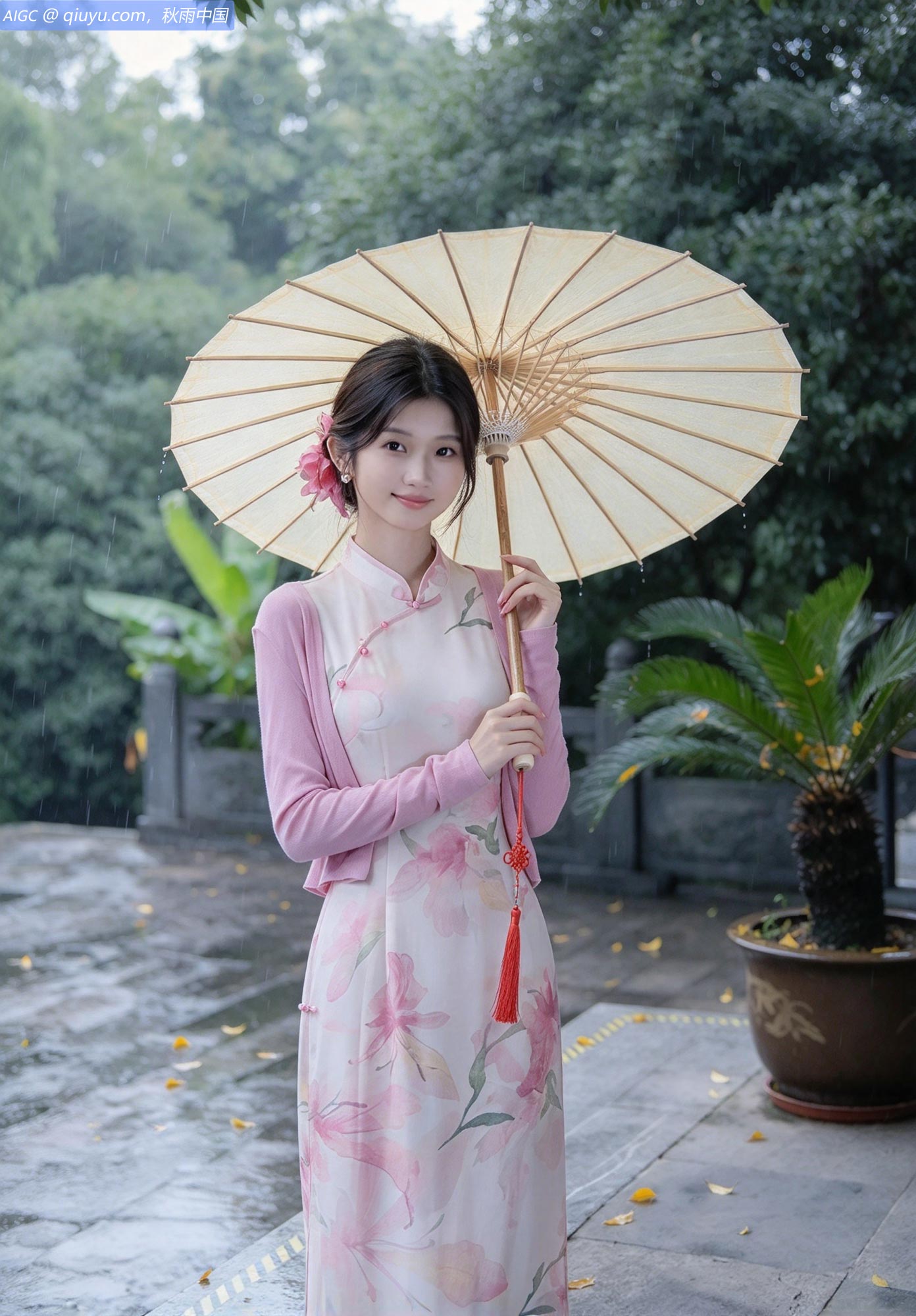 滁州西涧山庄秋雨濛濛